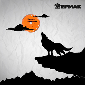 ЕРМАК Диск алмазный отрезной "ТУРБО" 180х22,2мм
