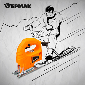 ЕРМАК Лобзик электр. ЛЭ-400, 400Вт, рег. скорости, 800-3000 ход/мин,